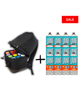 Burner Backpack + 12 Dang Hiflow cans bundle