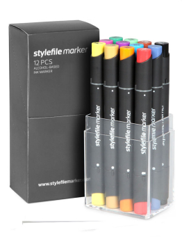 Stylefile Classic 12 Markers Set (Main A)