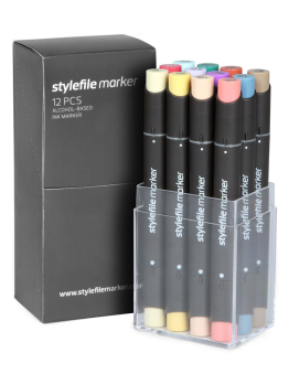 Stylefile Classic 12 Markers Set (Main C)