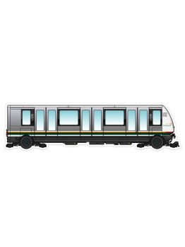 MetroMagnetz - Lille Metro Magnet MR63 (3 x 14 in.)
