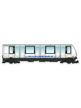 MetroMagnetz - Torino Metro Magnet (3 ''x14'')