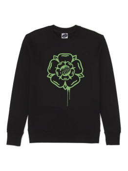 Heavy Goods Sweater (Yorkshire Rose) - Black