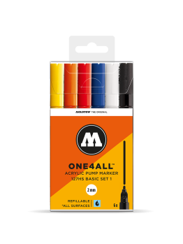 Molotow 127HS (6 Markers Kit) - Basic 1