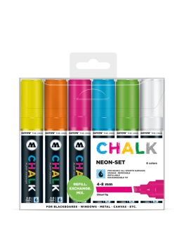 Molotow Chalk Markers 4-8mm (Neon set) 