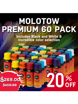 Molotow Premium 60-Pack 20% Off + FREE Shipping