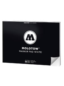 Molotow Basic Marker Pad DIN A4 (297x210mm) (White)