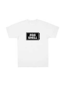 Egg Shell T-shirt (Logo) - White 