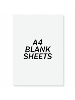 A4 Blank Egg Shell Sheets (White) - 50pcs