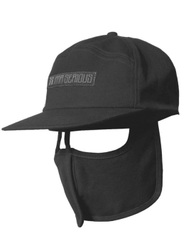 Mr.Serious 6 panel hat (Unknown) - Black