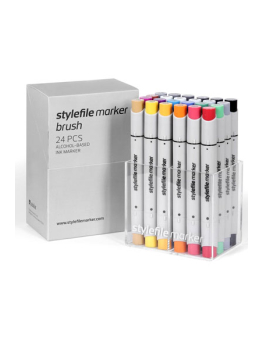 Stylefile 24 Brush Marker Set (Main B)