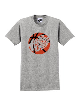Heavy Goods T-shirt (Basket Ball logo) - Grey
