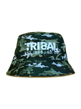 Tribal Reversible Bucket Hat - Black/Burnt Orange - Large