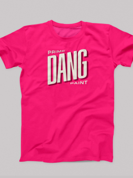 DANG Logo T-shirt - Hot Pink 