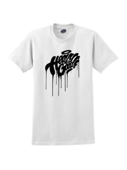 Heavy Goods T-Shirt (Drip Logo) - White