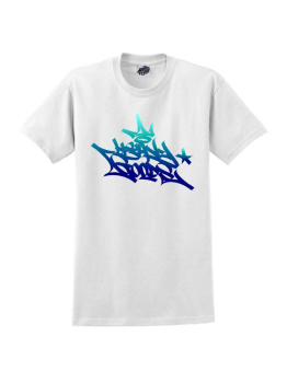 Heavy Goods T-Shirt (Fade Handstyle) - White