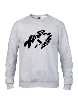 Heavy Goods Sweater (Buff Logo) - Grey