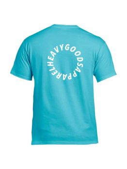 Heavy Goods T-shirt (Full Circle) - Lagoon Blue
