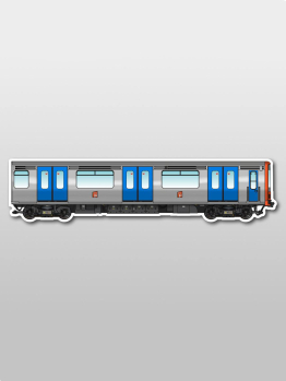 MetroMagnetz - Lisbon ML95 Metro Magnet (3"x14")