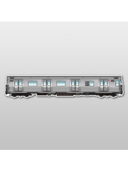 MetroMagnetz - New York R32 Subway Magnet (3''x15'')