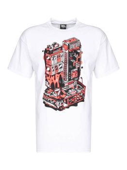 Underpressure T-shirt - UPtown (White/Infrared) 