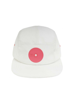 Mr.Serious Five Panel Hat (Pink Dot Fat Cap) - Black/Pink