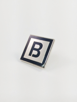 Bombing Science lapel pin (Squared) 