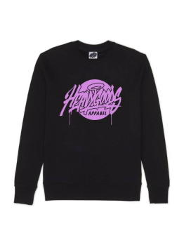 Heavy Goods Apparel Sweater - Black/Lilac