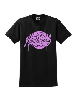 Heavy Goods Apparel T-Shirt - Black/Lilac