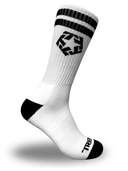 Tribal T-Star Socks (White)