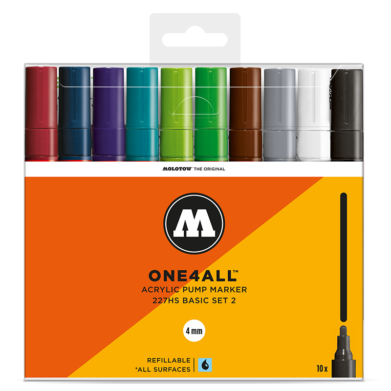 Molotow 227HS (10 Markers Kit) - Basic set 2