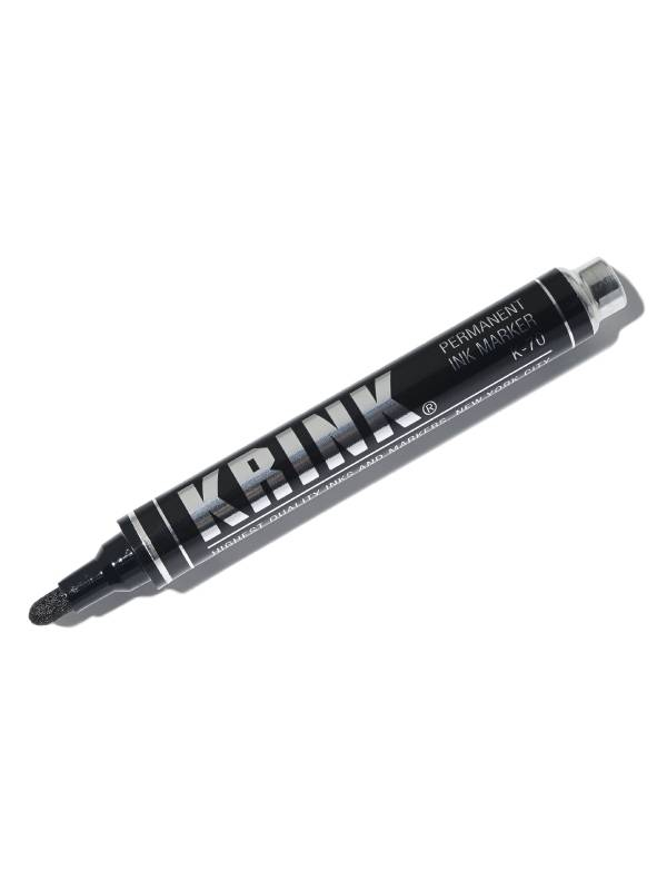 Black) - Krink K70-2mm Tip Permanent Ink Marker - Supplied By