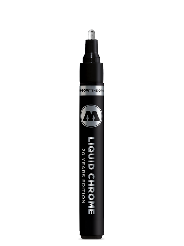 MOLOTOW 4mm Liquid Chrome Mirror Effect Marker - 40782 for sale online