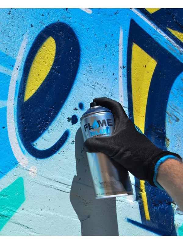 Blue by Molotow Low-Pressure Matte Graffiti Spray Paint - Set of 12 Main  Colors