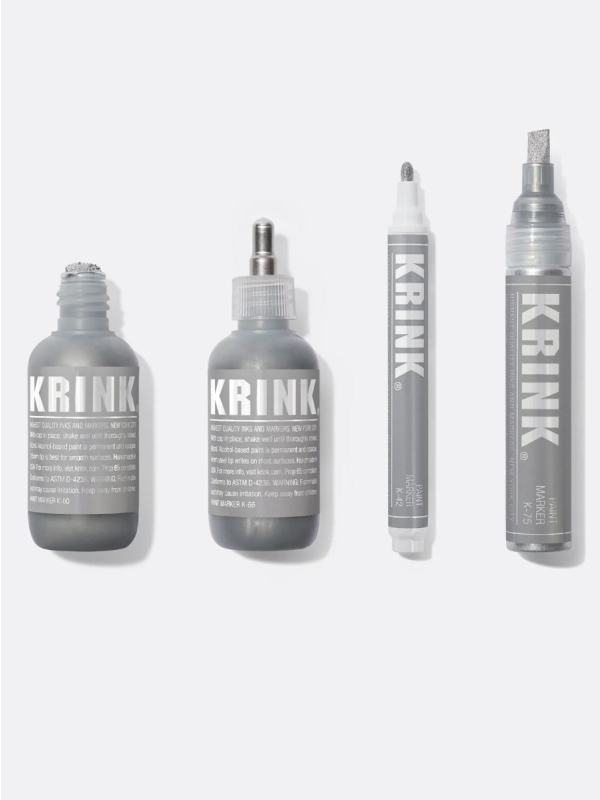 Krink krink paint marker custom k-60 kit with 4 colors and 2 empty