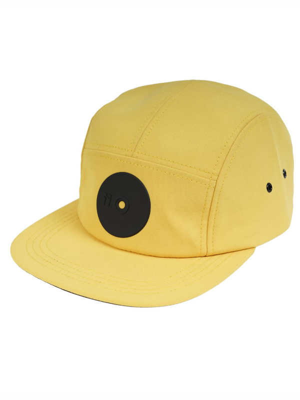 Mr.Serious Five Panel Hat (Yellow Super Fat Cap) - Yellow/Black